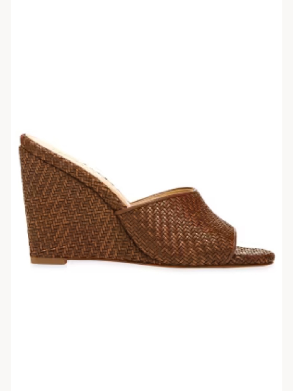 Veronica Beard
Dali Single Woven Leather Wedge Sandals